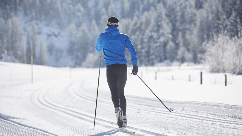 Cross Country Skiing Sun