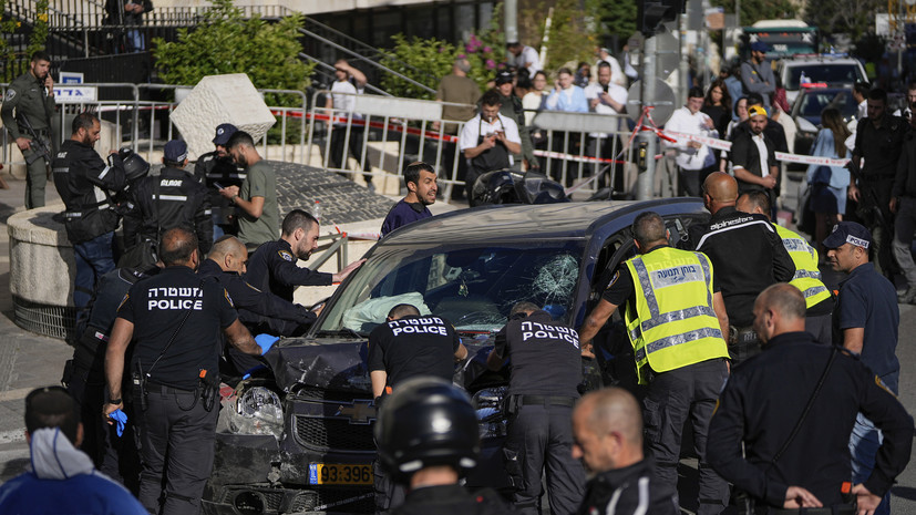 Нетаньяху назвал терактом наезд автомобиля на пешеходов в Иерусалиме