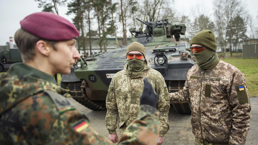 Bild: немецкие инструкторы готовят украинских солдат к контрнаступлению