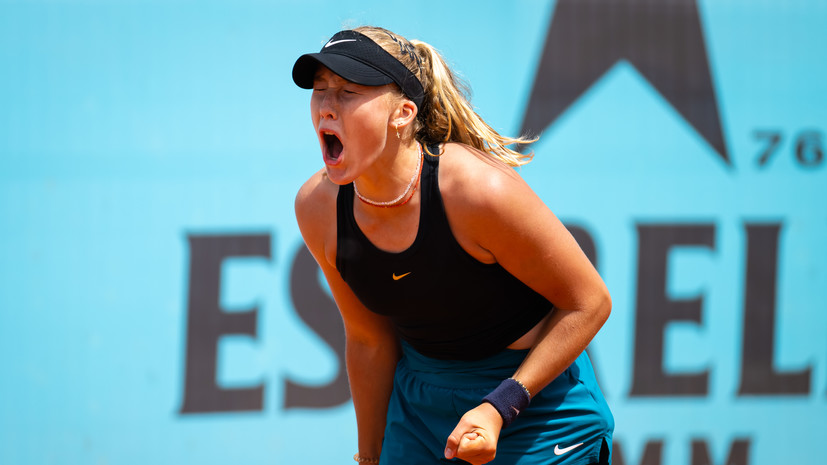 Андреева победила Линетт на турнире в Мадриде