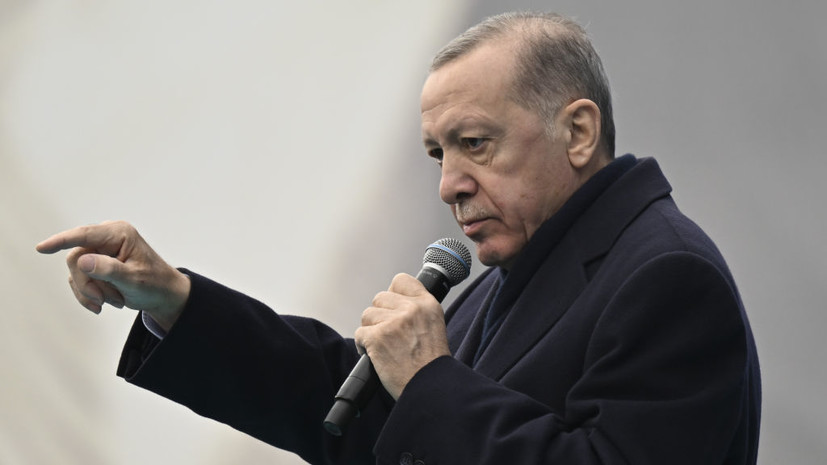 Эрдоган провёл масштабный предвыборный митинг в Анкаре