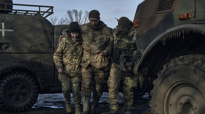 Украинские военные под Артёмовском. Архивное фото