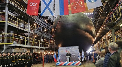 Большой модернизационный потенциал: в Санкт-Петербурге спустили на воду новую дизель-электрическую подлодку Можайск