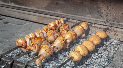 Куриный шашлык подорожал на 12% за год