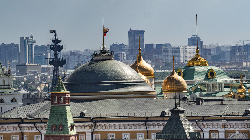 Управделами президента: купол Сенатского дворца Кремля восстановлен