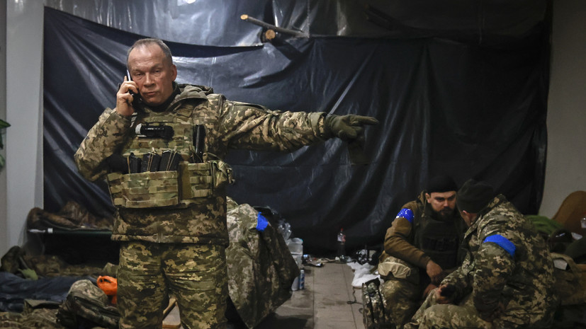 УНИАН: Сырский заявил о принятии с боевыми командирами оперативных решений по Артёмовску
