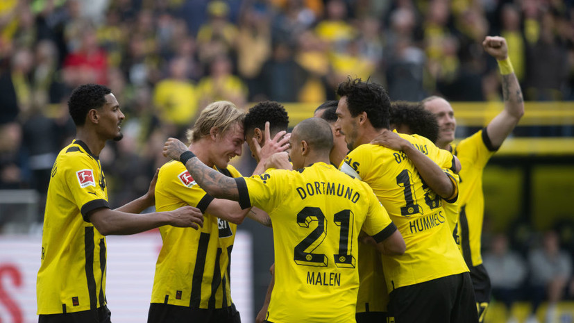 Дортмундская «Боруссия» забила шесть безответных мячей «Вольфсбургу» в матче Бундеслиги