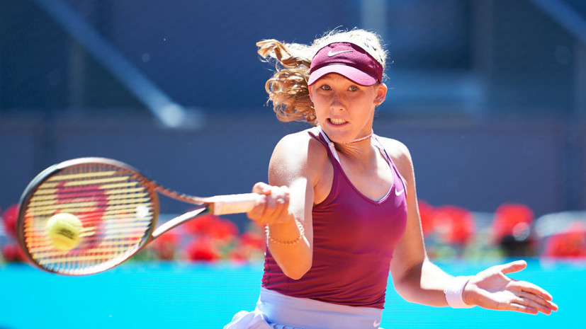 Теннисистка Андреева: призовые с турнира в Мадриде отдам папе