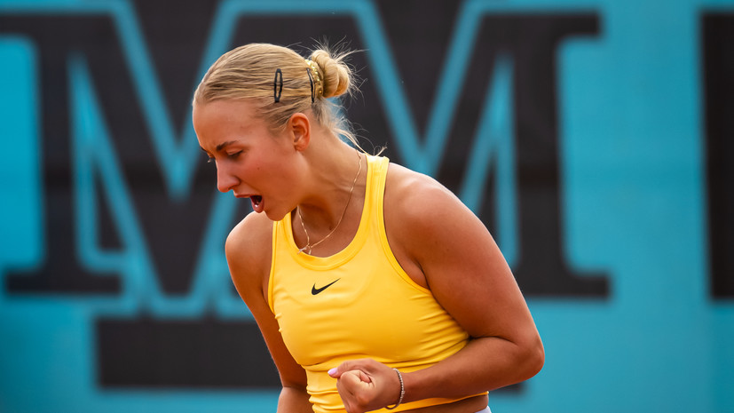 Потапова вышла в третий круг турнира WTA 1000 в Риме