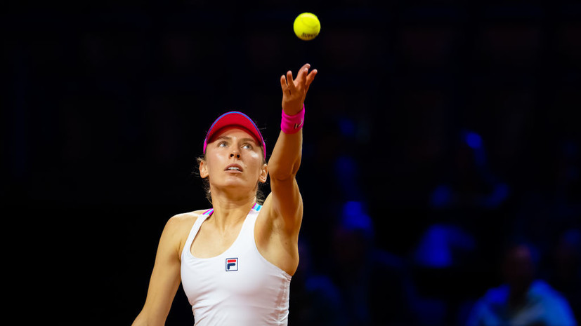 Александрова завершила выступление на теннисном турнире в Риме