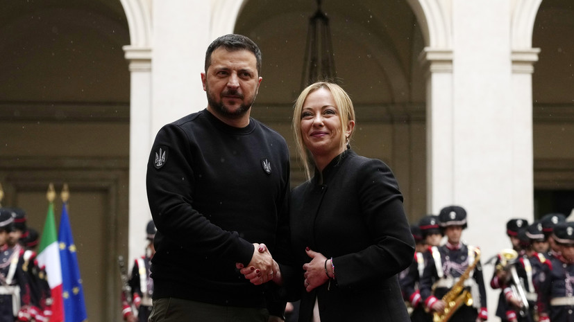 Зеленский после переговоров с премьером Италии объявил о решениях по защите неба Украины