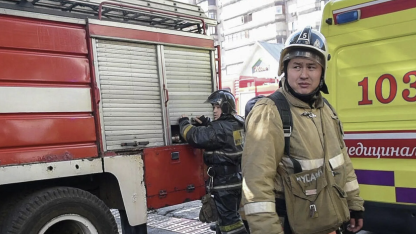 В приграничных с Россией областях Казахстана привели в готовность противопожарные службы