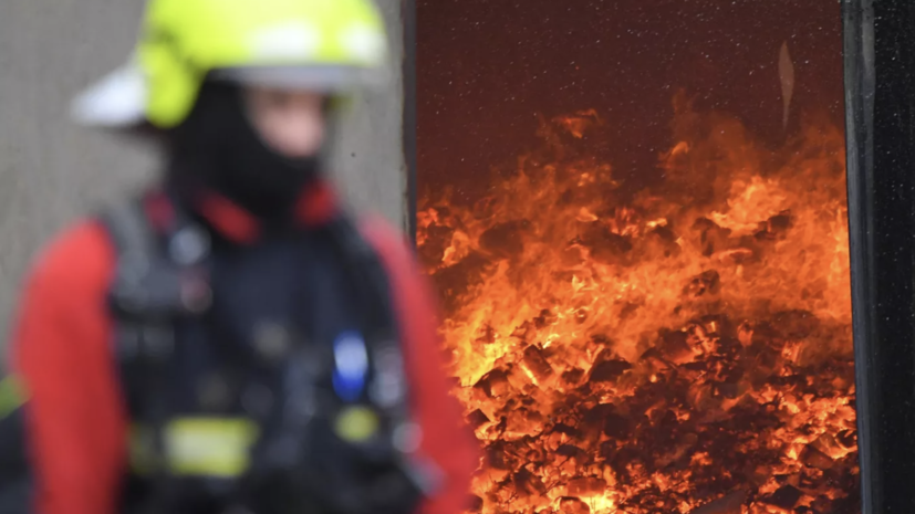 В Кировоградской области Украины произошёл пожар