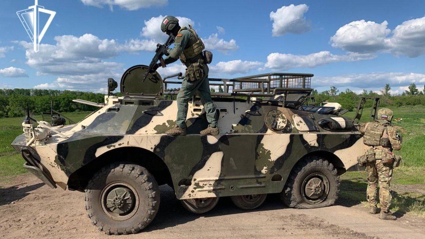 Бойцы Росгвардии обнаружили в ЛНР технику и вооружение ВСУ