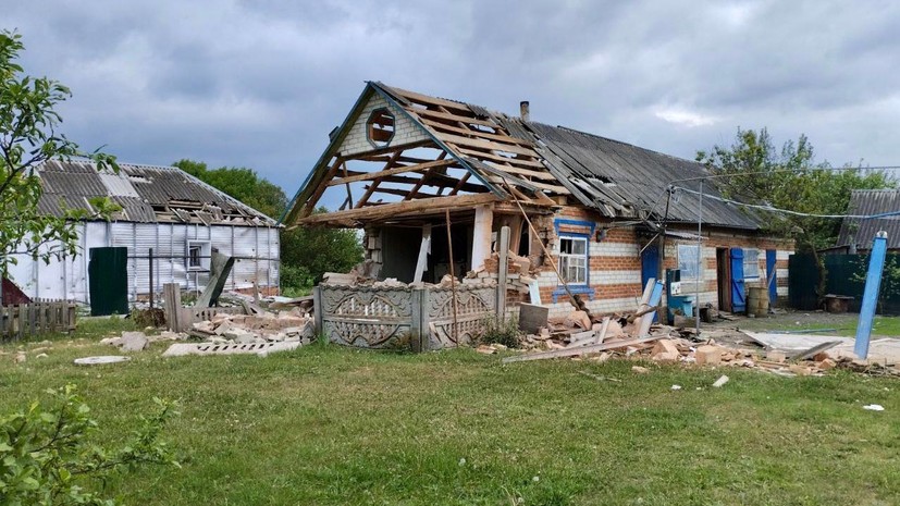 Не менее 500 домов повреждено из-за действий ДРГ в Белгородской области