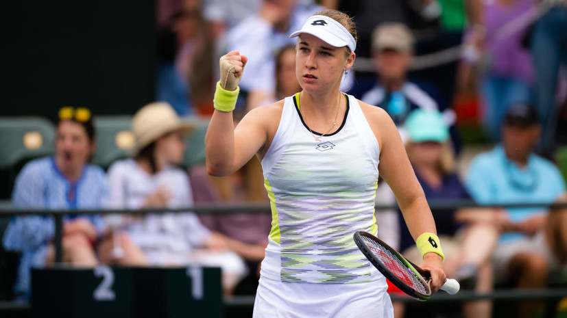 Блинкова вышла в финал турнира в Страсбурге