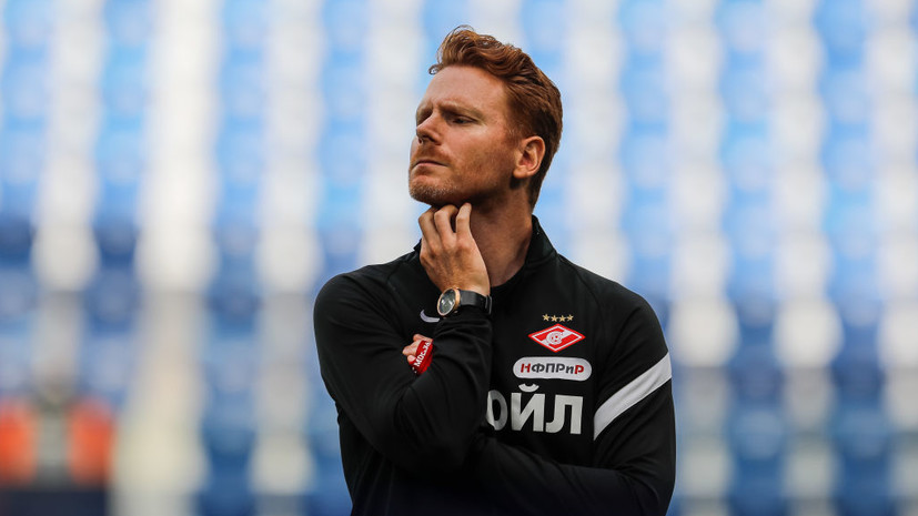 Абаскаль провёл серьёзный разговор с Соболевым после удаления в дерби с ЦСКА