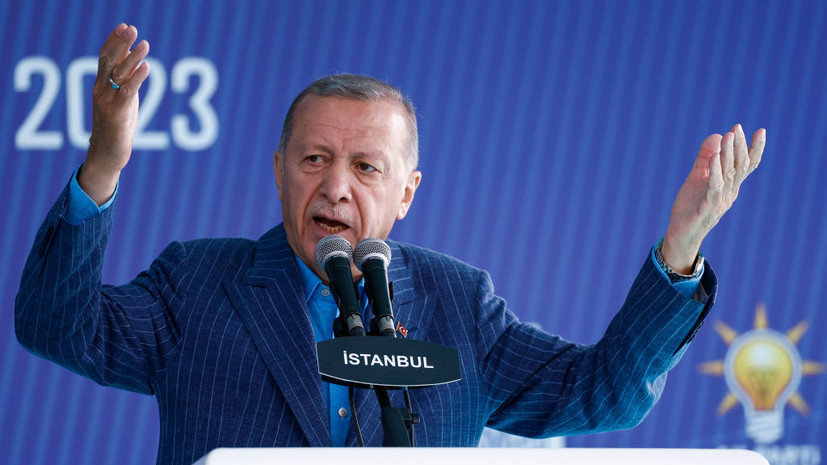 Эрдоган объявил о победе на президентских выборах и поблагодарил народ Турции
