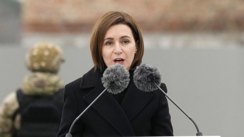 Санду приветствовала санкции ЕС против ряда граждан Молдавии