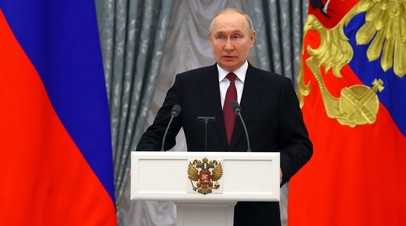 Россия с помощью СВО пытается прекратить войну: Путин высказался о защите жителей Донбасса