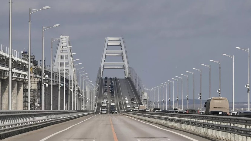 На Крымском мосту проводятся антитеррористические учения