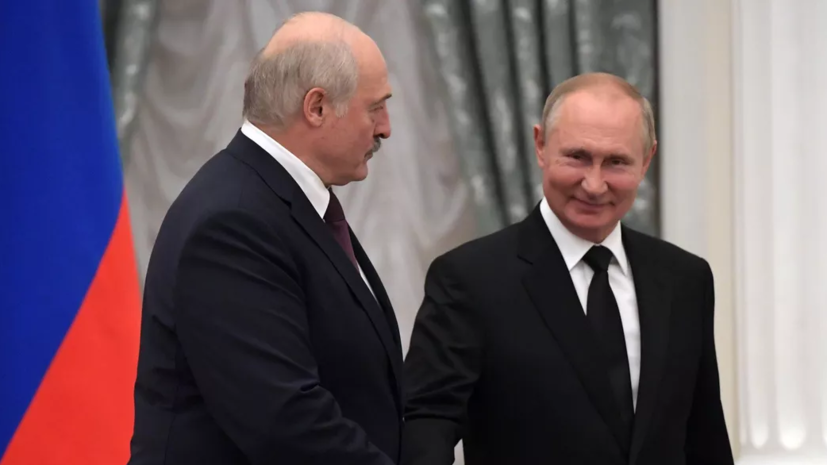 Путин и Лукашенко начали встречу в Сочи в неформальной обстановке