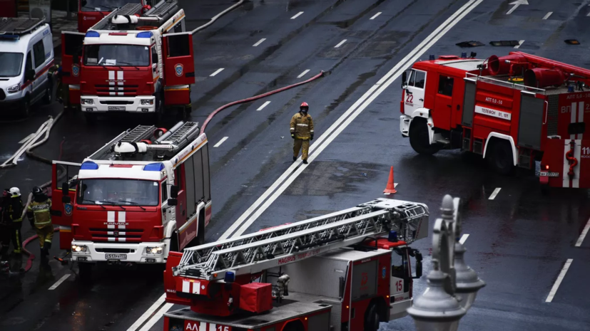 ТАСС: в центре Москвы рядом со зданием Общественной палаты произошёл пожар