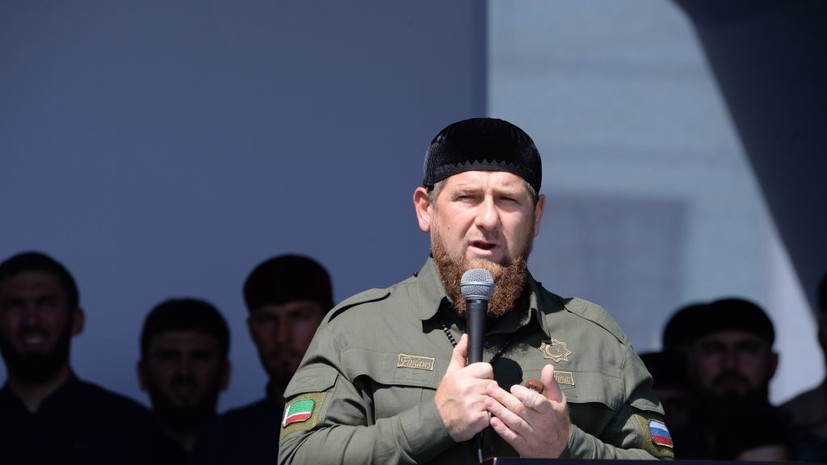 Кадыров рассказал о дежурстве чеченских бойцов на пограничном посту в Белгородской области
