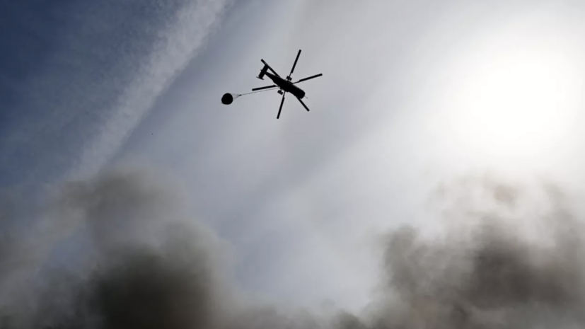 МЧС: вертолёты задействованы в тушении пожара на мусороперерабатывающем заводе в Москве