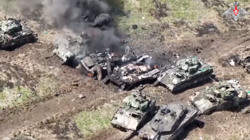 13 танков, 59 бронированных машин: Шойгу и Патрушев доложили Путину об уничтожении техники Запада в ходе наступления ВСУ