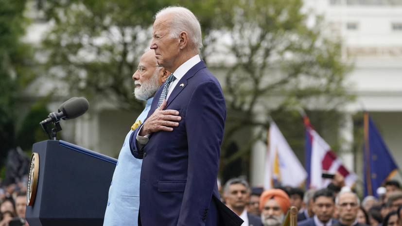 NYP: Байден на встрече с Моди перепутал гимн США с гимном Индии
