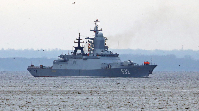 Корабли Балтийского флота выполнили зенитно-ракетные и артиллерийские стрельбы