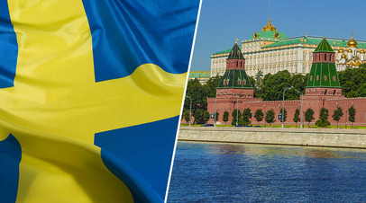 Флаг Швеции / Кремль