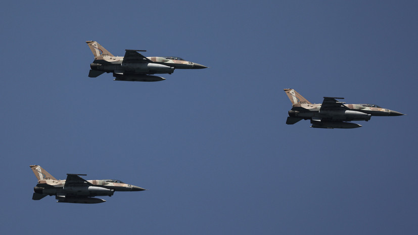 ЦПВС: шесть израильских тактических истребителей нанесли авиаудары по провинциям в Сирии
