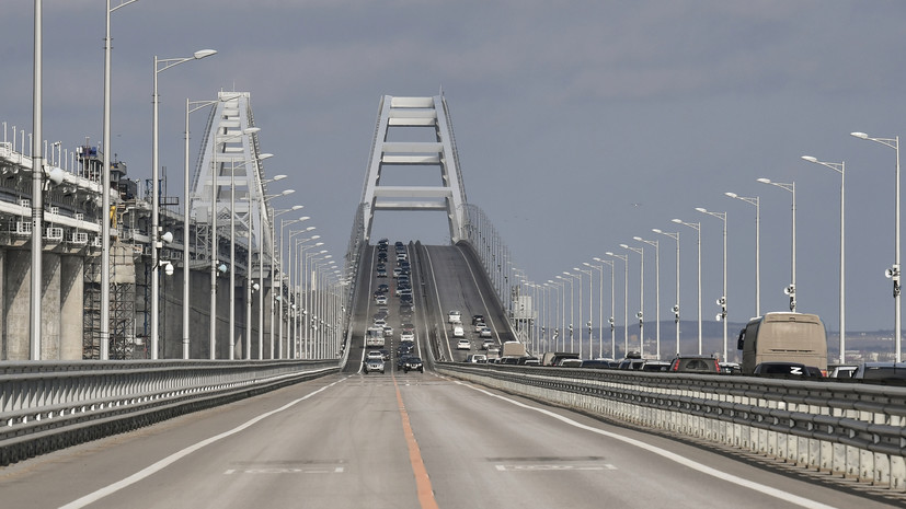 Сенатор Ковитиди: досмотр транспортных средств на Крымском мосту занимает десять минут