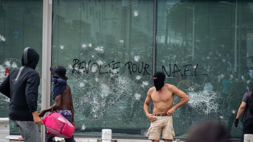 МИД России: протестующие во Франции применили поставляемое Западом Киеву оружие