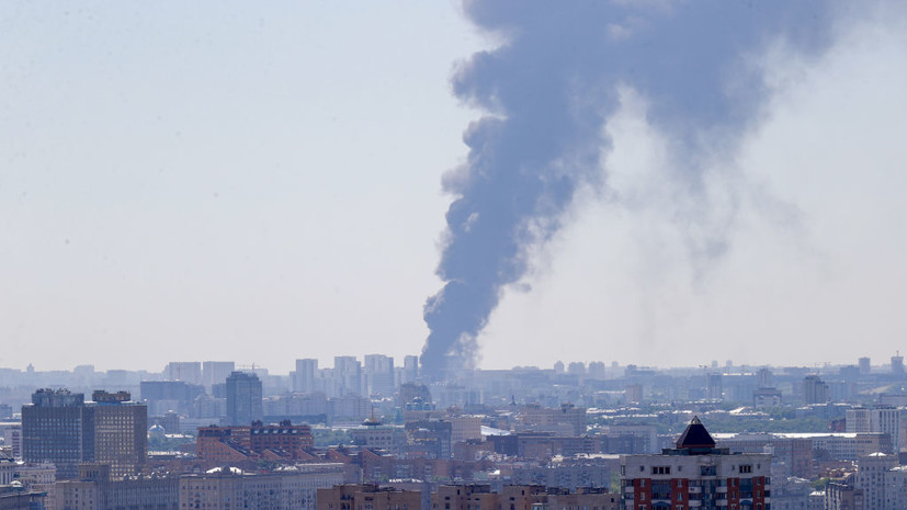 Пожар в здании на севере Москвы ликвидирован