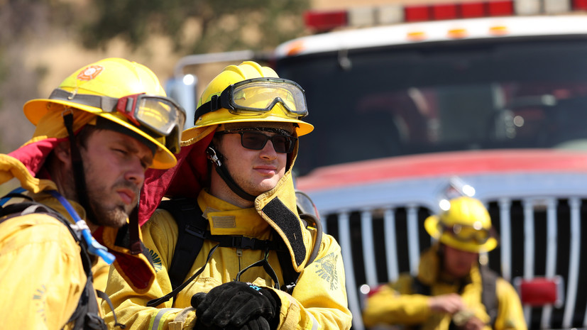 В американском штате Луизиана на химическом заводе произошёл пожар