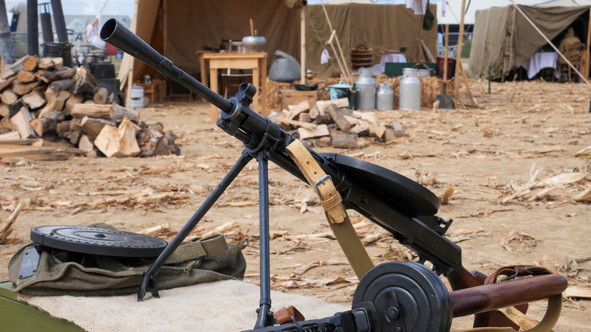 В схроне ВСУ на «Азовстали» обнаружили ручной пулемёт Дегтярёва 1945 года