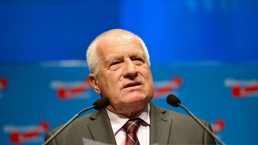 Бывший президент Чехии Клаус согласен с тем, что Россия была спровоцирована на СВО