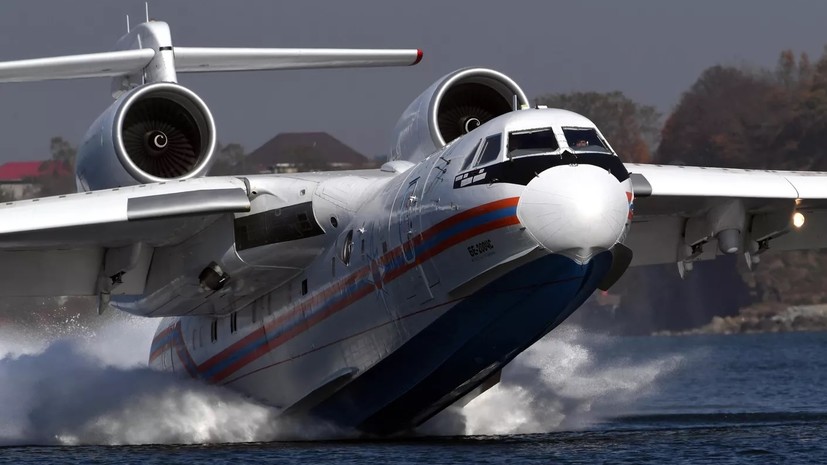 МЧС: Россия направила в Турцию два самолёта-амфибии Бе-200 для тушения лесных пожаров
