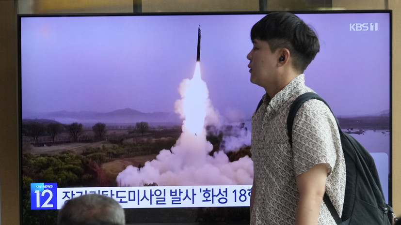 NHK: КНДР произвела пуск второй баллистической ракеты