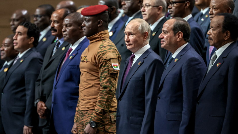 Путин сообщил о стремлении России выстроить стратегическое партнёрство со странами Африки