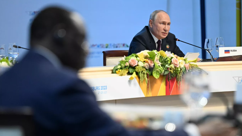 Путин заявил, что у Африки большой потенциал