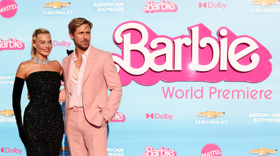 Марго Робби и Райан Гослинг на премьере фильма «Барби»