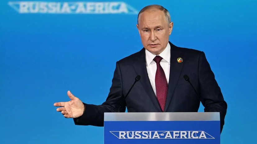 Путин и африканские лидеры выступили за устранение экспортных препятствий для зерна из России