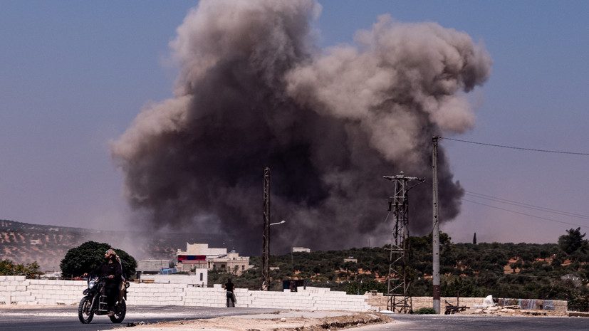ВКС России и ВВС Сирии нанесли удар по штабу «Джабхат ан-Нусры» в районе Идлиба