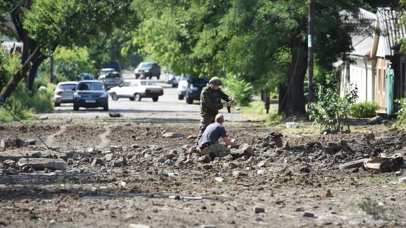 ВСУ обстреляли Донецк кассетными снарядами