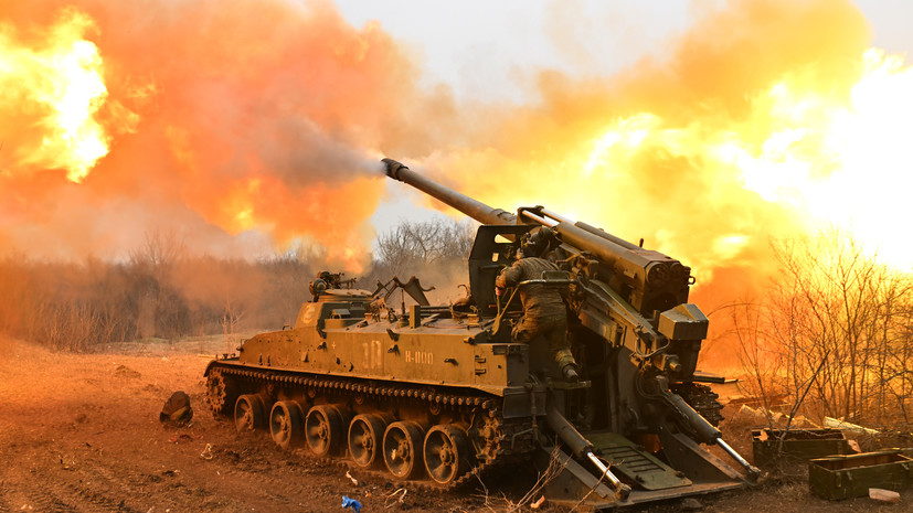 «При непрерывной поддержке огнём артиллерии»: в Минобороны РФ заявили об отражении шести атак на Донецком направлении