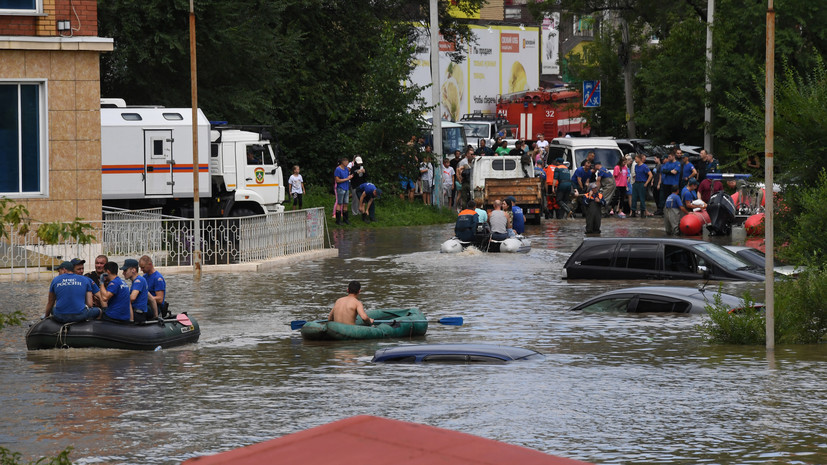«В пунктах размещения организовано медицинское обеспечение»: из-за паводка в Приморье эвакуированы более 2 тыс. человек